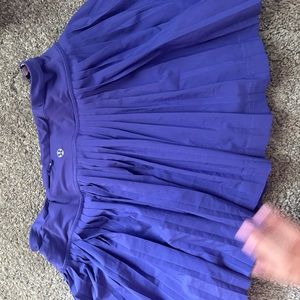Purple size 8 lululemon tennis skirt